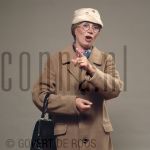 06-01-1977 Corrie van Gorp at studio in Amsterdam, 

[keywords]Posed, Half Length, Old Lady[/keywords]